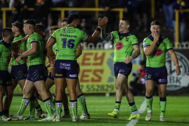 Warrington Wolves 'tan John Bateman, 23 Ağustos 2024' te The Mend-A-Hose Jungle, Castleford, İngiltere 'de oynanan 23.