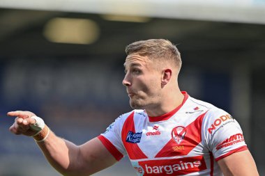 St. Helens 'ten Matty Lees, 23. Betfred Süper Lig karşılaşması sırasında St Helens vs Hull KR' a karşı St Helens Stadyumu, St Helens, Birleşik Krallık, 24 Ağustos 2024