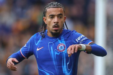 Chelsea 'den Malo Gusto Premier Lig karşılaşmasında Wolverhampton Wanderers Chelsea' ye karşı Molineux, Wolverhampton, Birleşik Krallık, 25 Ağustos 2024