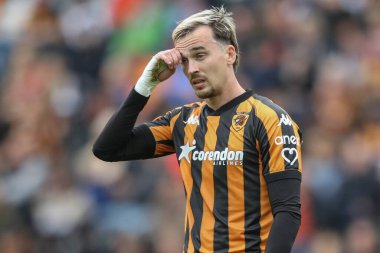 Hull City 'den Liam Millar 24 Ağustos 2024' te Hull City, Hull Stadyumu 'nda Hull City ve Millwall maçında.