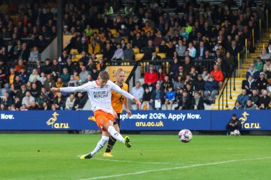 Blackpool 'dan Dom Ballard, 24 Ağustos 2024' te Cambridge 'deki Abbey Stadyumu' nda oynanan ve Cambridge United 'ın Blackpool' a karşı oynadığı Sky Bet 1 maçında 1-4 'lük skorla gol attı.