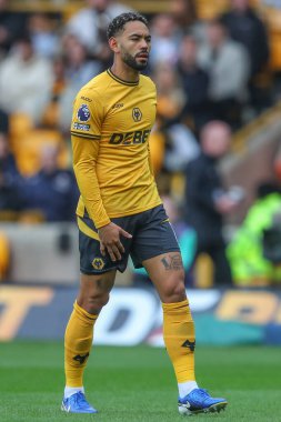 Wolverhampton Wanderers 'dan Matheus Cunha Premier League maçında Wolverhampton Wanderers Chelsea' ye karşı Molineux, Wolverhampton, İngiltere, 25 Ağustos 2024