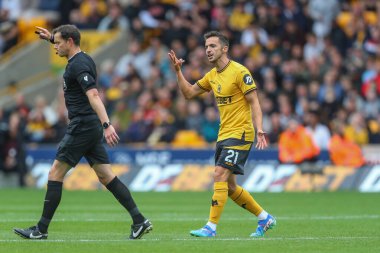 Wolverhampton Wanderers takımından Pablo Sarabia, İngiltere 'nin Wolverhampton kentinde oynanan Premier League maçında Wolverhampton Wanderers Chelsea' ye karşı 25 Ağustos 2024