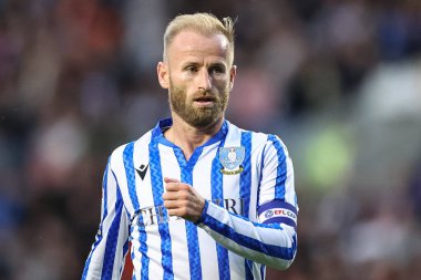 Sheffield 'den Barry Bannan Çarşamba günü Sheffield Çarşamba günü Leeds United' a karşı 23 Ağustos 2024 'te Hillsborough, Sheffield, İngiltere' de oynanan Gökyüzü İddia Şampiyonası maçında.