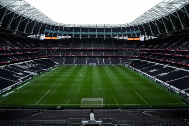 Tottenham Hotspur Stadyumu 'nun Tottenham Hotspur' a karşı Everton Premier Lig karşılaşması öncesinde 24 Ağustos 2024 'te Londra' daki Tottenham Hotspur Stadyumu 'nda genel bir görüntüsü.