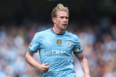 Manchester Premier Lig karşılaşmasında Kevin De Bruyne Manchester City 'ye karşı Ipswich Town Etihad Stadyumu, Manchester, Birleşik Krallık, 24 Ağustos 2024