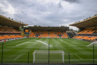 Molineux 'nun Premier Lig maçındaki genel görüşü Wolverhampton Wanderers' ın Chelsea 'ye karşı Molineux, Wolverhampton, Birleşik Krallık' ta 25 Ağustos 2024