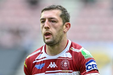 Wigan Warriors 'dan Jake Wardle Betfred Süper Lig 23. Raundda Wigan Warriors' a karşı Hull FC maçı sırasında Wigan Stadyumu, Wigan, Birleşik Krallık, 25 Ağustos 2024