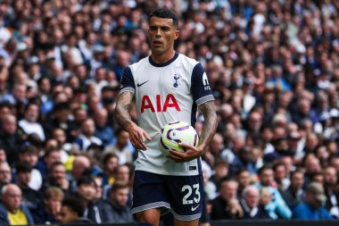 Tottenham Hotspur 'dan Pedro Porro, Premier League maçında Tottenham Hotspur Everton' a karşı Tottenham Hotspur Stadyumu, Londra, 24 Ağustos 2024