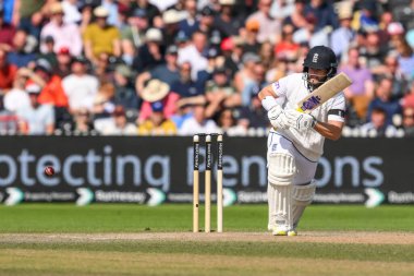 İngiltere 'den Ben Duckett, 24 Ağustos 2024' te Old Trafford, Manchester, İngiltere 'de 1. Rothesay Test Maçı' nda koşuya çıktı.