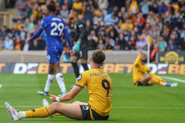 Wolverhampton Wanderers takımından Jrgen Strand Larsen, Premier League maçında Wolverhampton Wanderers 'ın Chelsea' ye karşı oynadığı maçta 25 Ağustos 2024 'te attığı golün ardından tepki gösterdi.