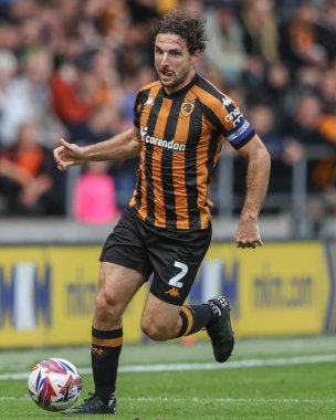 Lewis Coyle of Hull City during the Sky Bet Championship match Hull City vs Millwall at MKM Stadium, Hull, United Kingdom, 24th August 2024 clipart