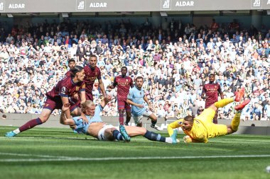 Manchester City 'den Erling Haaland 24 Ağustos 2024' te Etihad Stadyumu 'nda Manchester City ile Ipswich Town arasındaki Premier League maçında gol şansını kaçırdı.