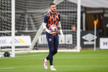 Blackpool 'dan Richard O' Donnell 24 Ağustos 2024 'te Birleşik Krallık' taki Abbey Stadyumu 'nda oynanan maç öncesi ısınma maçında Cambridge United-Blackpool maçında