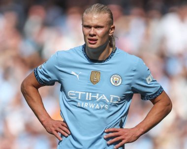 Manchester City - Ipswich Town Premier League maçı sırasında Manchester City maçında Manchester, Manchester Stadyumu, 24 Ağustos 2024