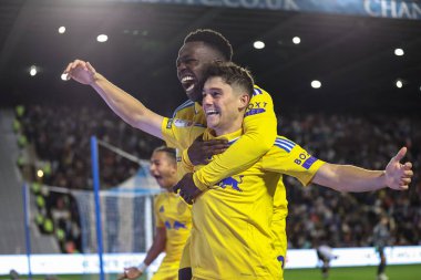 Leeds United takımından Dan James, 23 Ağustos 2024 'te Hillsborough, Sheffield, İngiltere' de Çarşamba günü oynanan Sky Bet Şampiyonası maçında 0-2 'lik galibiyetini kutluyor.