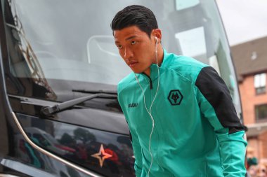 Wolverhampton Wanderers takımından Hwang Hee-Chan, Premier League maçında Wolverhampton Wanderers Chelsea 'ye karşı Molineux, Wolverhampton, Birleşik Krallık' ta 25 Ağustos 2024 'te geldi.