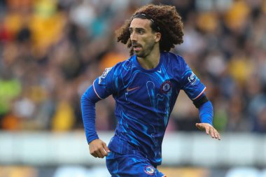 Chelsea 'den Marc Cucurella Premier Lig karşılaşmasında Wolverhampton Wanderers Chelsea' ye karşı Molineux, Wolverhampton, Birleşik Krallık, 25 Ağustos 2024