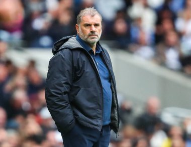 Tottenham Hotspur 'un Ange Postecoglou teknik direktörü Premier Lig maçında Tottenham Hotspur Everton' a karşı Tottenham Hotspur Stadyumu, Londra, 24 Ağustos 2024