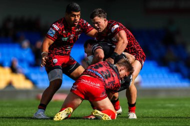 Leopar Leoparlar 'dan Brad Dwyer, 25 Ağustos 2024' te Plough Lane, Wimbledon, İngiltere 'de oynanan 23.