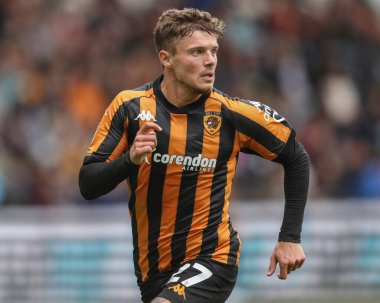 Hull City 'den Regan Slater 24 Ağustos 2024' te Hull City, Hull Stadyumu 'nda Hull City' ye karşı Millwall maçında