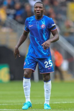 Chelsea 'den Moiss Caicedo Premier Lig karşılaşmasında Wolverhampton Wanderers Chelsea' ye karşı Molineux, Wolverhampton, Birleşik Krallık, 25 Ağustos 2024