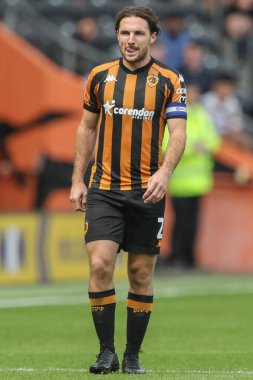 Hull City 'den Lewis Coyle 24 Ağustos 2024' te Hull City, Hull Stadyumu 'nda Millwall' a karşı oynanan Sky Bet Şampiyonası maçında