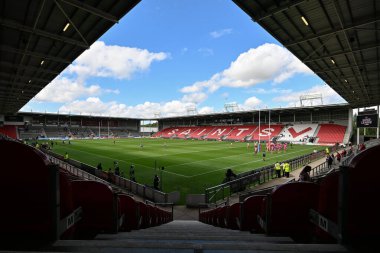 Betfred Süper Lig 23. Raundu öncesinde St Helens vs Hull KR 'nin St Helens Stadyumu, St Helens, Birleşik Krallık, 24 Ağustos 2024
