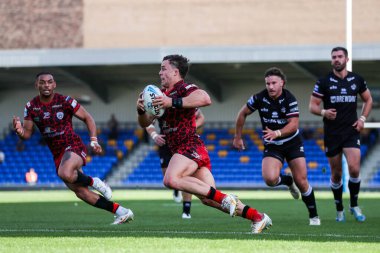 Leigh Leopar takımından Kai Odonnell, 25 Ağustos 2024 'te Plough Lane, Wimbledon, İngiltere' de oynanan 23.