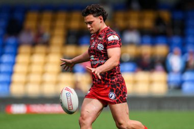 Leigh Leoparları 'ndan Lachlan Lam, 25 Ağustos 2024' te Plough Lane, Wimbledon, İngiltere 'de oynanan 23.