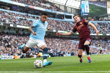 Manchester City 'den Svio Premier League maçında topu geçiyor Manchester City - Ipswich Town, Etihad Stadyumu, Manchester, Birleşik Krallık, 24 Ağustos 2024