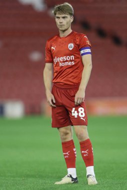 Barnsley 'den Luca Connell Carabao Kupası maçı sırasında Barnsley, Sheffield United' a karşı Oakwell, Barnsley, Birleşik Krallık, 27 Ağustos 2024