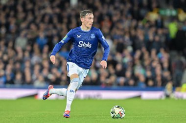 Everton 'dan James Garner, 27 Ağustos 2024' te İngiltere 'nin Liverpool şehrinde oynanan Carabao Kupası karşılaşmasında Everton ve Doncaster Rovers karşı karşıya geldi.