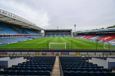Ewood Park, Blackburn Roverslerin Evi, Carabao Kupası maçı sırasında Blackburn Rovers 'a karşı Blackpool, Ewood Park, Blackburn, Birleşik Krallık, 27 Ağustos 2024