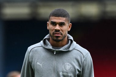 Blackpool 'dan Ashley Fletcher, İngiltere' nin Blackburn kentinde, Blackburn Park 'ta oynanan Blackburn Rovers - Blackpool Carabao Kupası karşılaşması öncesinde geldi.