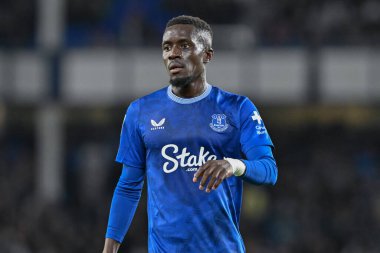 Everton 'dan İdrissa Gueye Carabao Kupası maçı sırasında Everton, Doncaster Rovers' a karşı Goodison Park, Liverpool, Birleşik Krallık, 27 Ağustos 2024