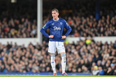 Everton 'dan James Garner Carabao Kupası maçı sırasında Everton, Doncaster Rovers' a karşı Goodison Park, Liverpool, Birleşik Krallık, 27 Ağustos 2024