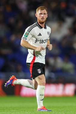 Carabao Kupası karşılaşmasında Fulham 'dan Harrison Reed, Birmingham City' ye karşı St Andrews, Birmingham, Birleşik Krallık, 27 Ağustos 2024