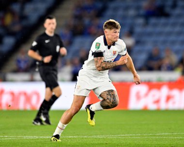 during the Carabao Cup match Leicester City vs Tranmere Rovers at King Power Stadium, Leicester, United Kingdom, 27th August 2024 clipart