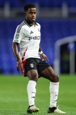 Carabao Kupası karşılaşmasında Fulham 'dan Ryan Sessegnon, Birmingham City' ye karşı St Andrews, Birmingham, Birleşik Krallık, 27 Ağustos 2024