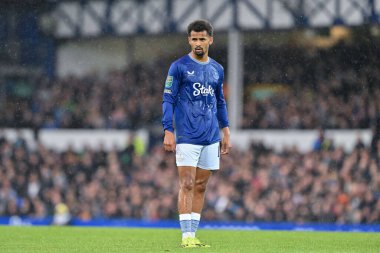 Everton 'dan Iliman Ndiaye Carabao Kupası maçında Everton, Doncaster Rovers' a karşı Goodison Park, Liverpool, Birleşik Krallık, 27 Ağustos 2024