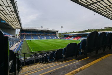 Ewood Park, Blackburn Roverslerin Evi, Carabao Kupası maçı sırasında Blackburn Rovers 'a karşı Blackpool, Ewood Park, Blackburn, Birleşik Krallık, 27 Ağustos 2024