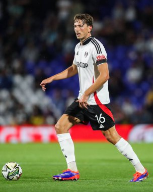 Fulham 'lı Sander Berge, Birmingham City' ye karşı 27 Ağustos 2024 'te St Andrews, Birmingham, Birleşik Krallık' ta oynanan Carabao Kupası karşılaşmasında görev başında.