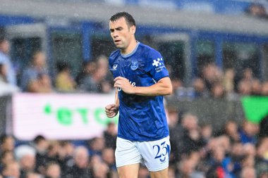 Everton 'dan Samus Coleman Carabao Kupası maçında Everton, Doncaster Rovers' a karşı Goodison Park, Liverpool, Birleşik Krallık, 27 Ağustos 2024