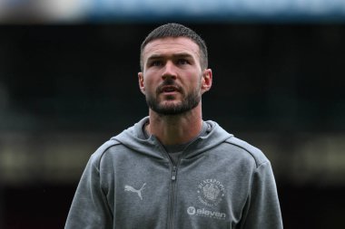 Blackpool 'dan Richard O' Donnell, Blackburn Rovers 'a karşı oynanan Carabao Kupası karşılaşması öncesinde 27 Ağustos 2024' te Ewood Park, Blackburn, Birleşik Krallık 'a geldi.