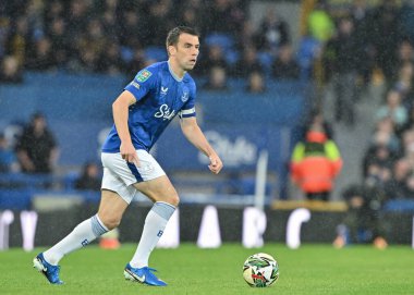 Everton 'dan Samus Coleman, 27 Ağustos 2024' te İngiltere 'nin Liverpool şehrinde oynanan Carabao Kupası karşılaşmasında Everton ve Doncaster Rovers karşı karşıya geldi.