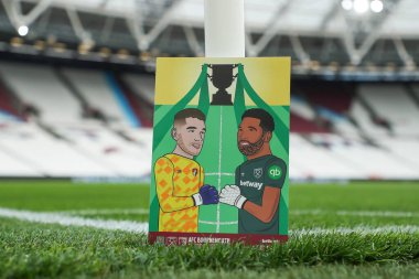 Bugün, Carabao Kupası maçı sırasında West Ham United ile Bournemouth maçı Londra Stadyumu 'nda, 28 Ağustos 2024