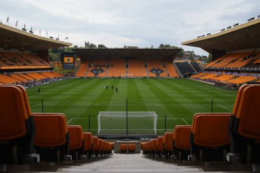 Molineux 'nun, Carabao Kupası karşılaşması öncesinde, Wolverhampton Wanderers' ın Burnley 'e karşı Molineux, Wolverhampton, Birleşik Krallık' ta 28 Ağustos 2024