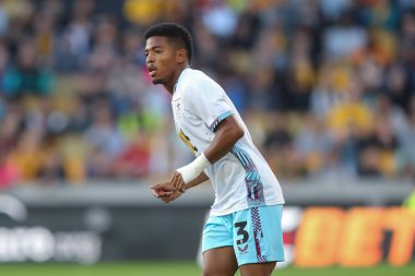 Burnley 'li Shurandy Sambo Carabao Kupası maçında Wolverhampton Wanderers, Burnley' e karşı Molineux, Wolverhampton, Birleşik Krallık, 28 Ağustos 2024