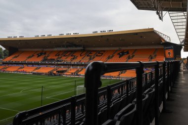 Molineux 'nun, Carabao Kupası karşılaşması öncesinde, Wolverhampton Wanderers' ın Burnley 'e karşı Molineux, Wolverhampton, Birleşik Krallık' ta 28 Ağustos 2024